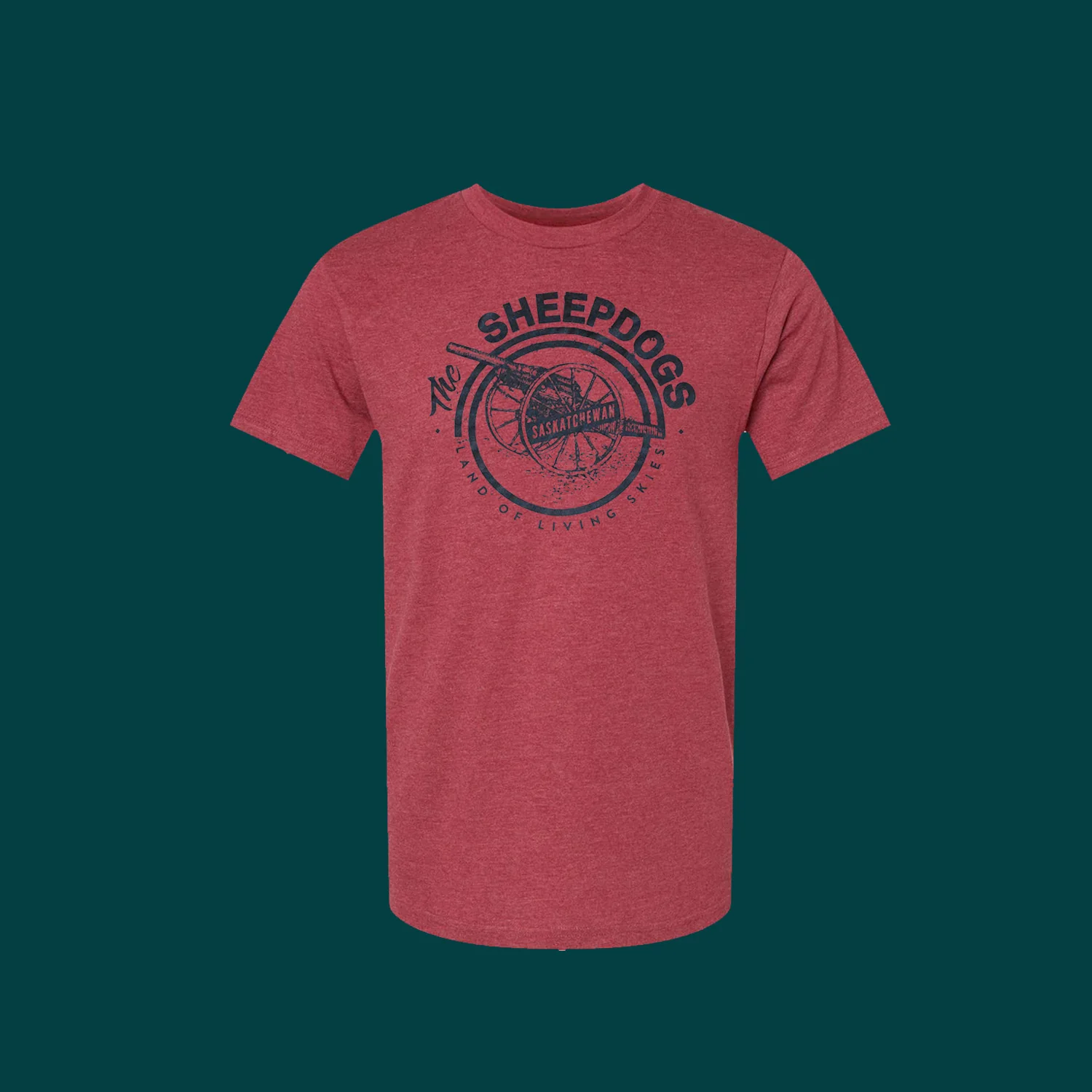 Cannon Tee - Red Heather
